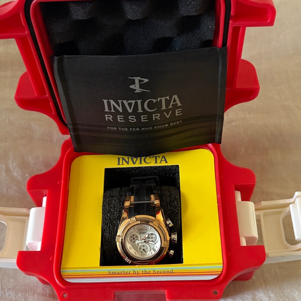 Invicta Gold and Black Reserve Watch
